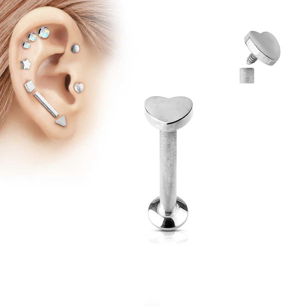 9 Pc Combo Opal Surgical Steel Cartilage Helix Daith Tragus Lobe Barbell - Image 6