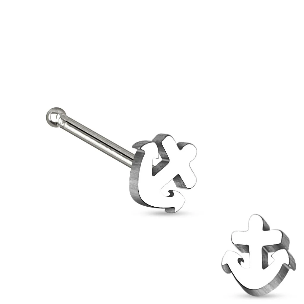 Anchor Top 316L Surgical Steel Nose Studs - Image 4