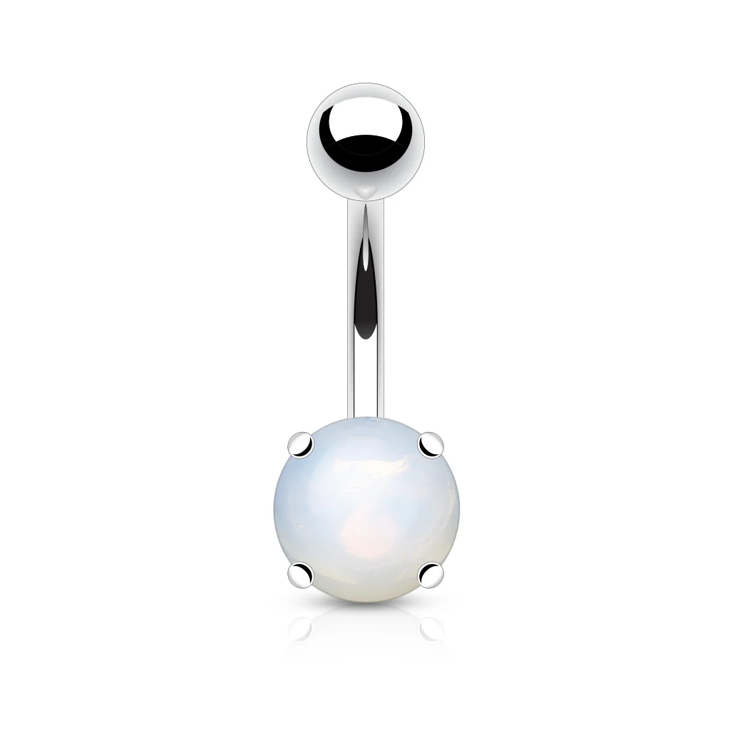 Argenon Flourite Belly Button Navel Rings