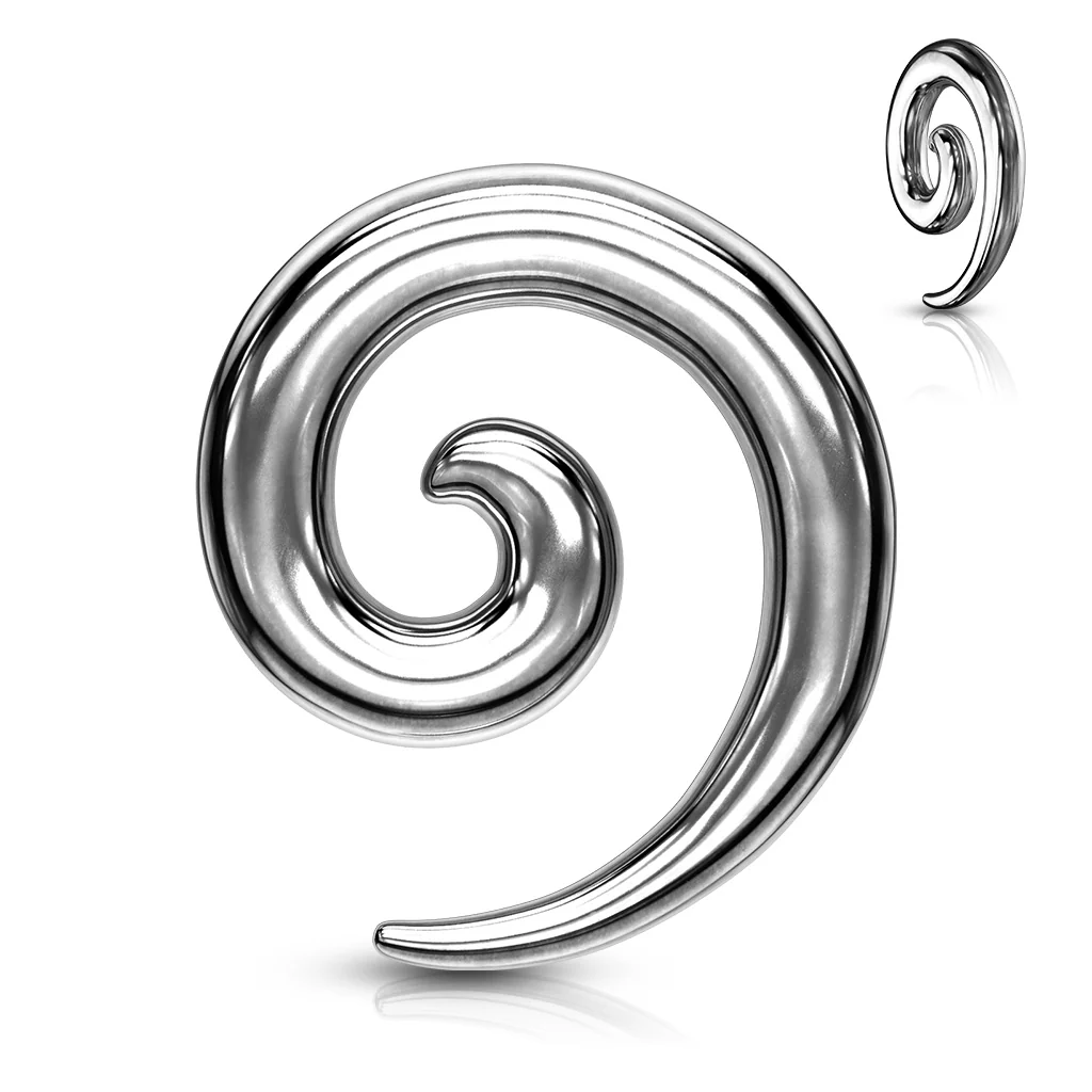 1 Pc Solid 316L Colored Stainless Steel Ear Spiral Tapers Ear Plugs - Image 4