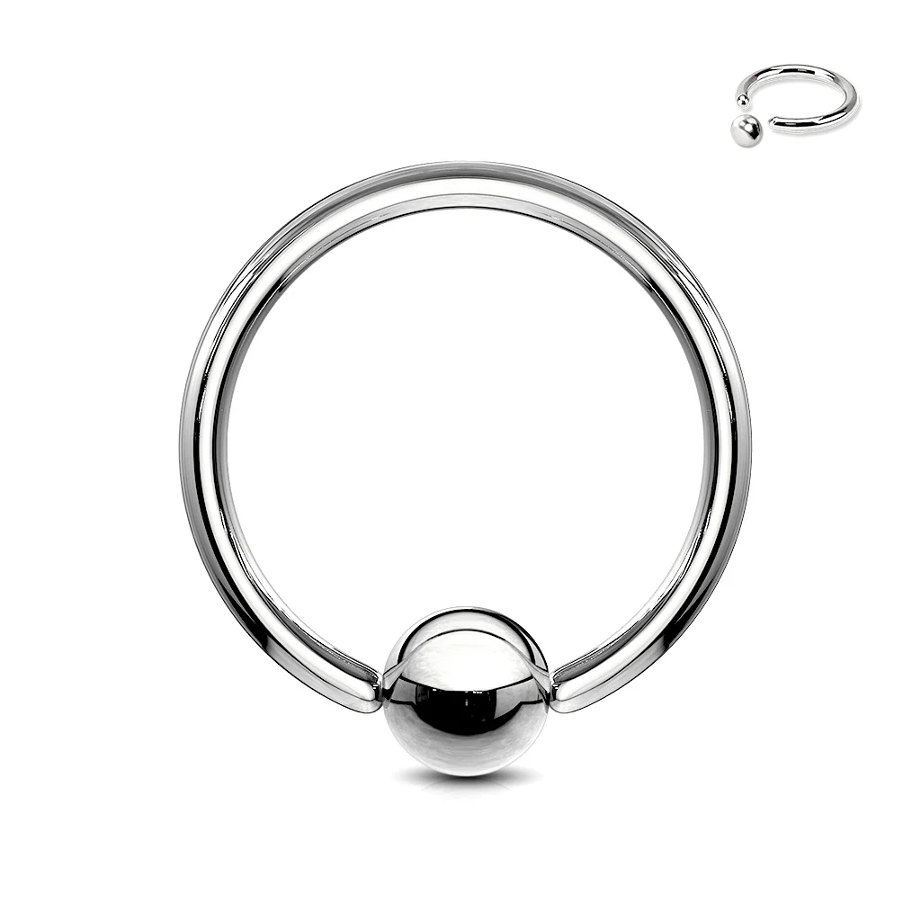 316L Surgical Steel 20G Captive Bead Rings Tragus Helix Snug Ear Cartilage Piercing - Image 2