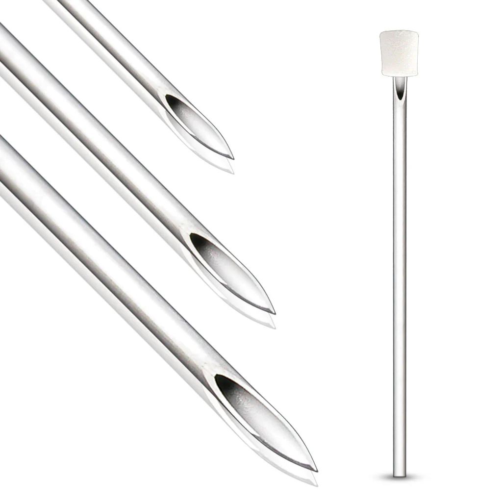 100pcs Surgical Steel Pre-Sterile Disposable Piercing Needles Pack - Image 2
