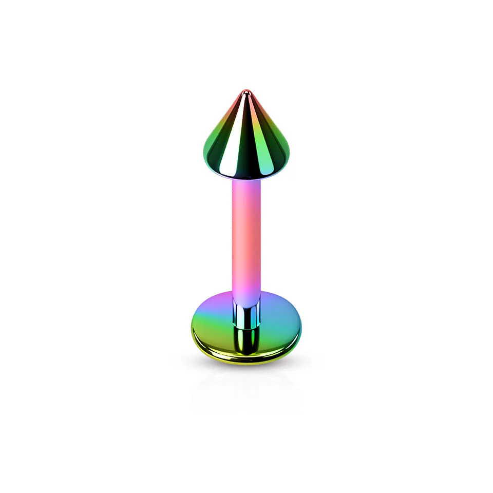 Titanium Spike Top Lip Labret Monroe Studs - Image 2