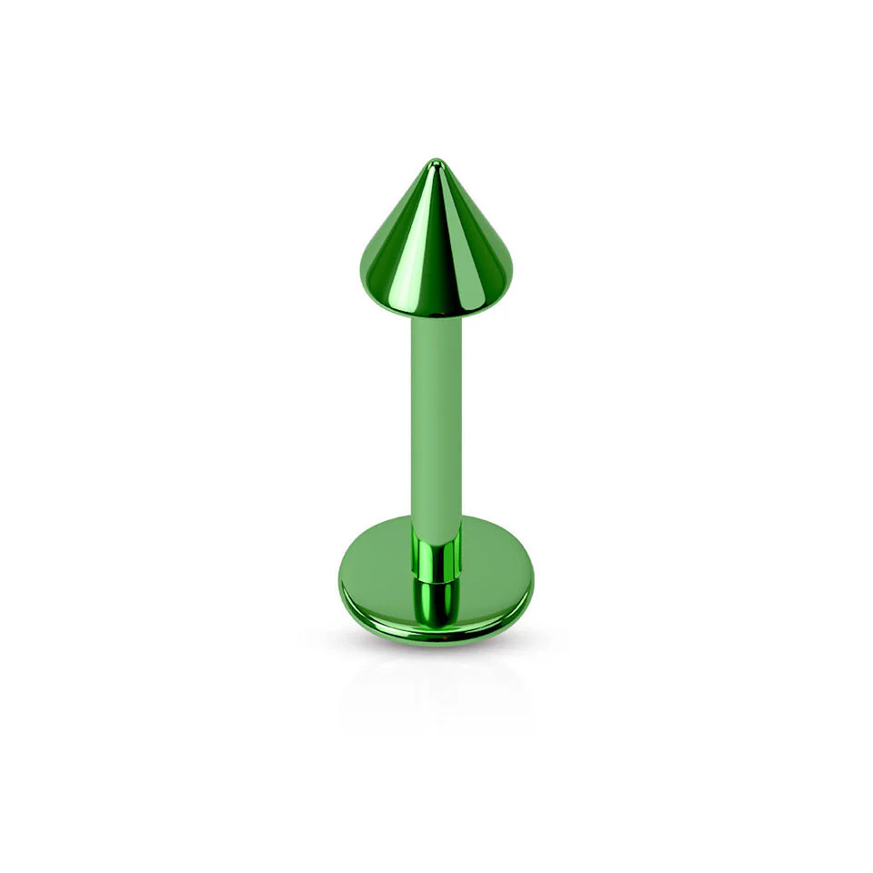 Titanium Spike Top Lip Labret Monroe Studs - Image 4