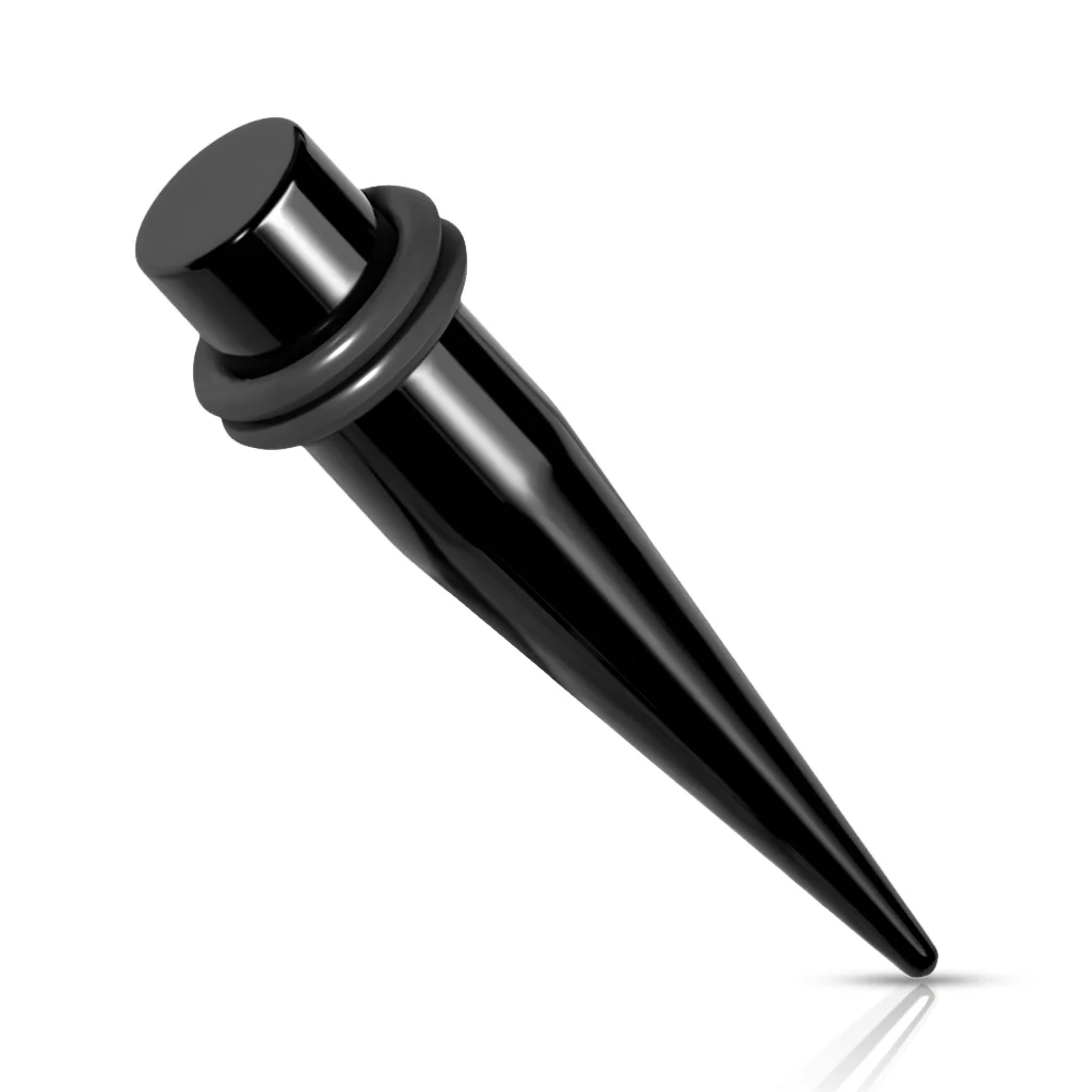 1 Pc 316L Stainless Steel Stretching Ear Taper Ear Plugs 4 Colors - Image 3