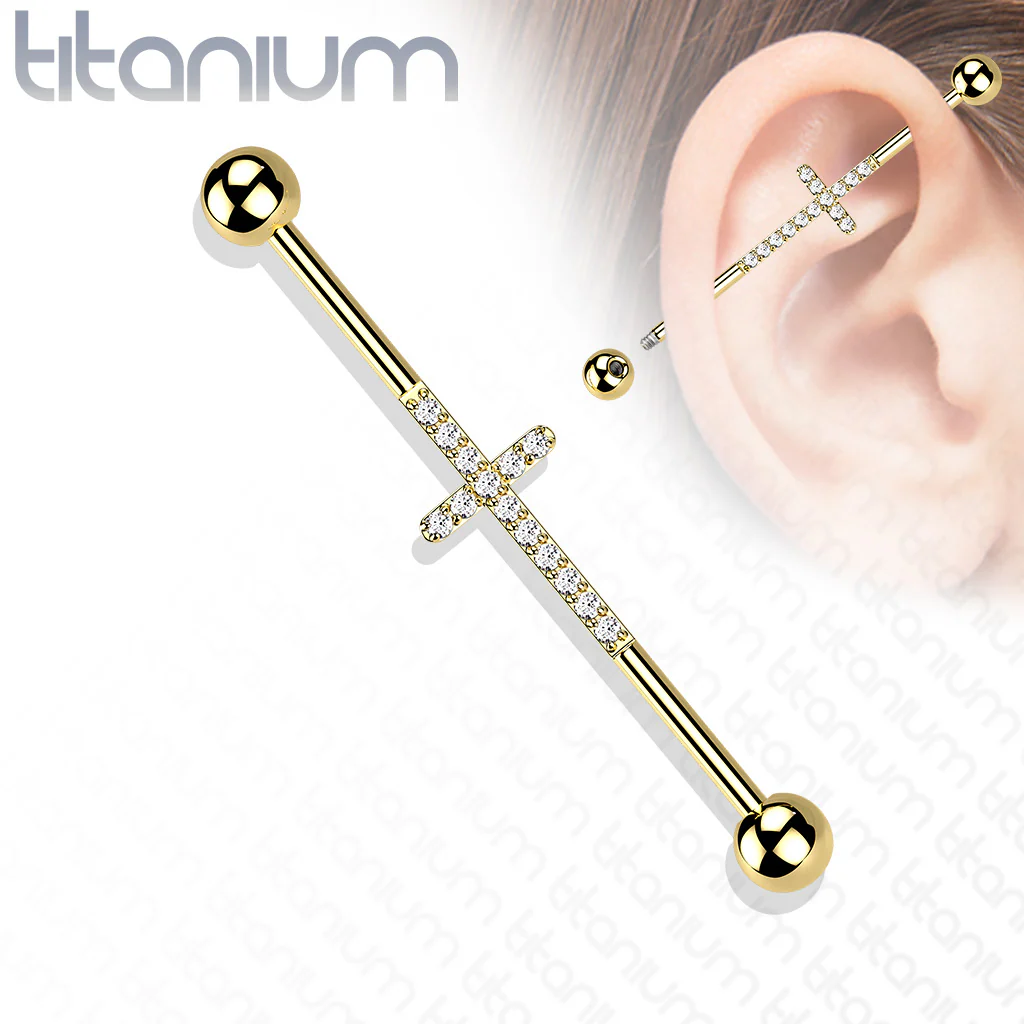 Cross Implant Grade Titanium Industrial Barbells - Image 5