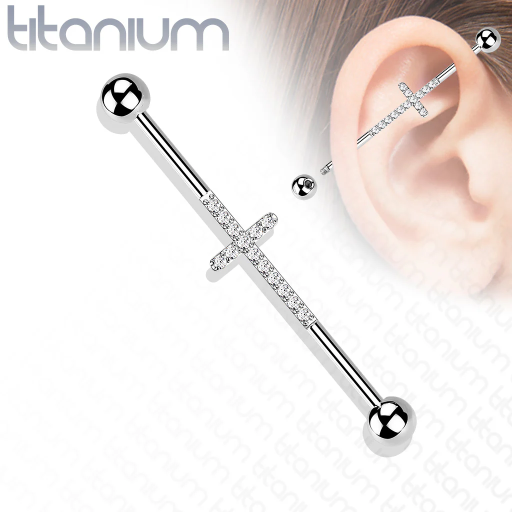 Cross Implant Grade Titanium Industrial Barbells - Image 6