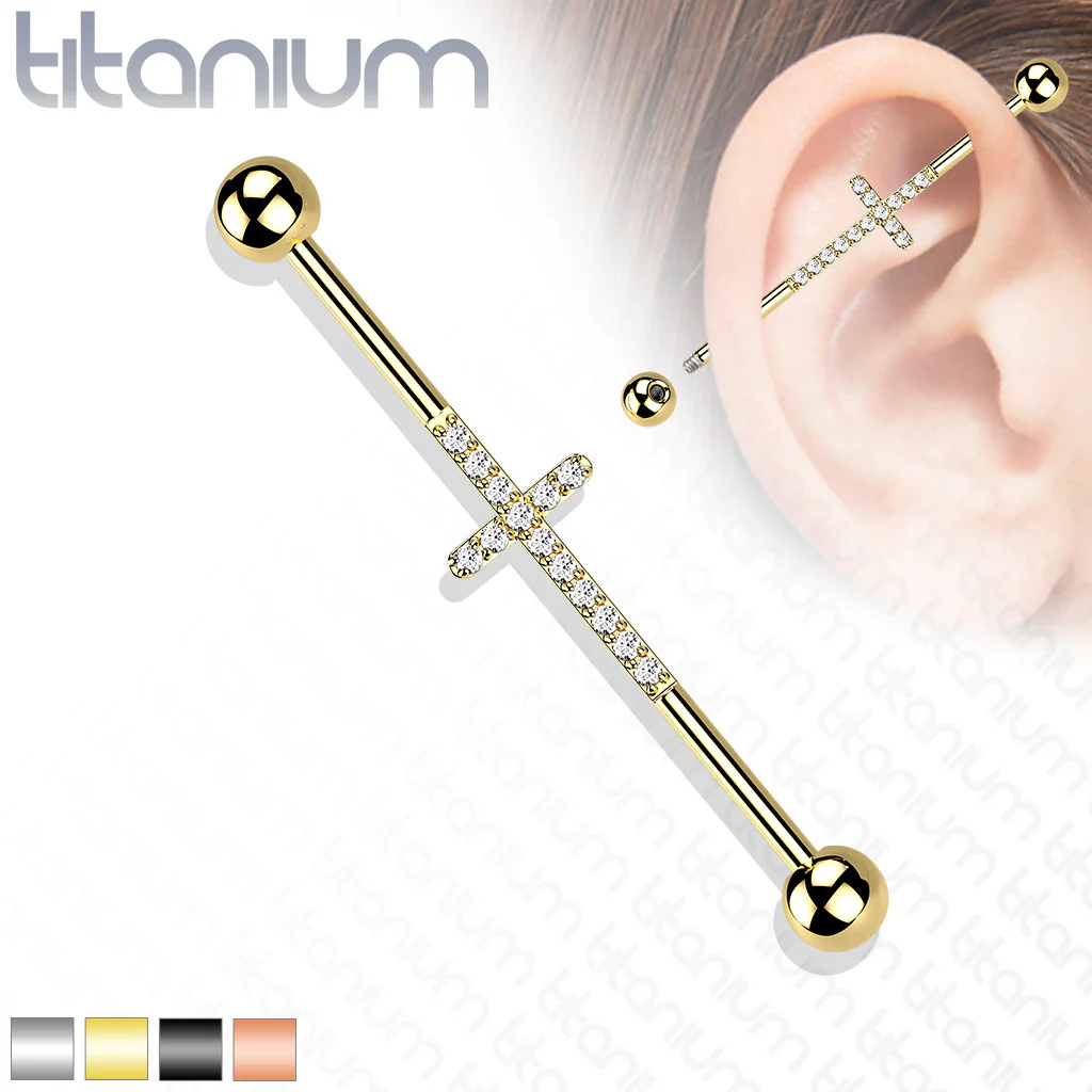 Cross Implant Grade Titanium Industrial Barbells - Image 7