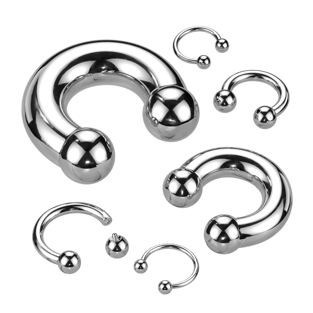 Implant Titanium Internally Threaded Horseshoe (18G~10G) - Image 2
