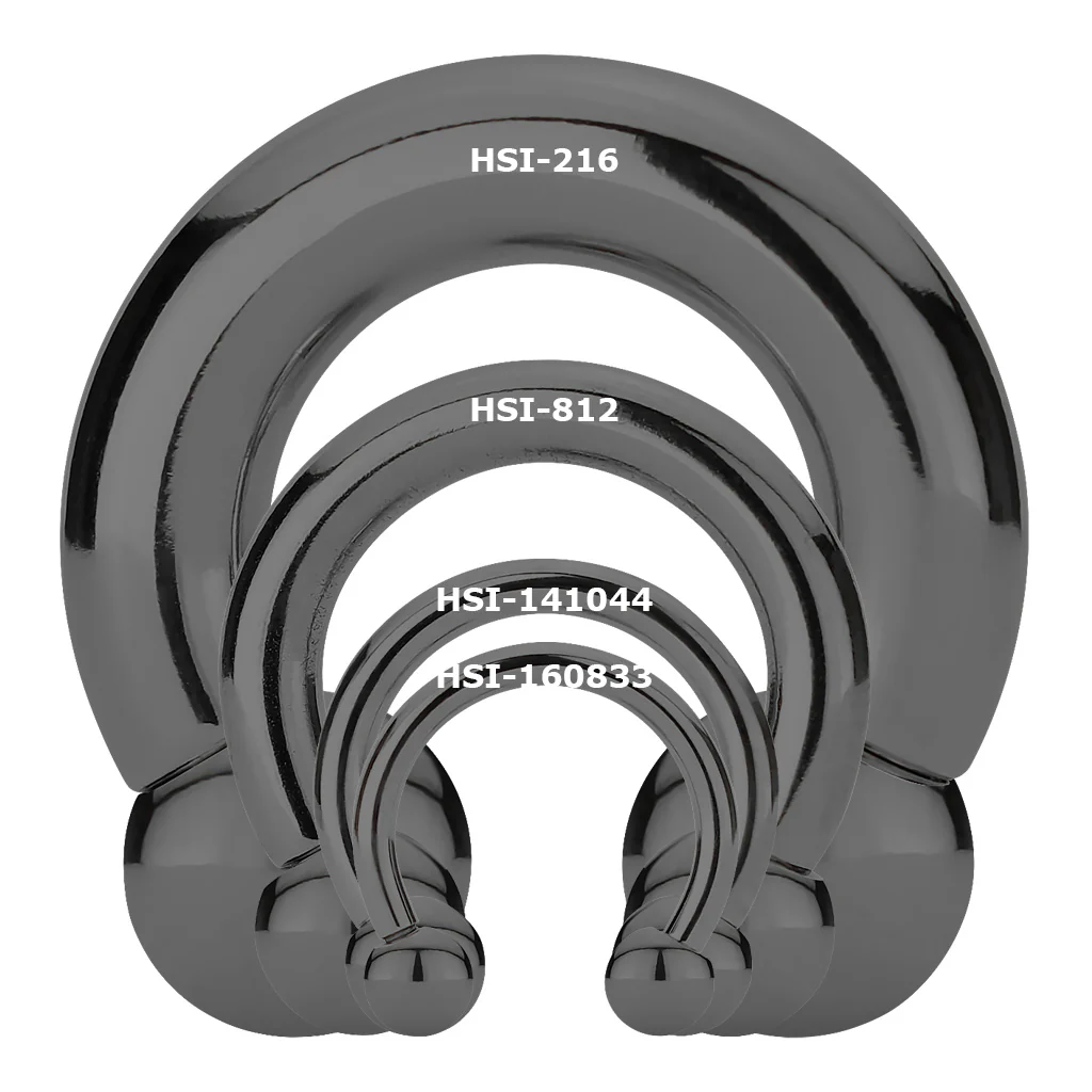 1 Pc Basic Internally Threaded Horseshoe Circular Barbells - Image 2