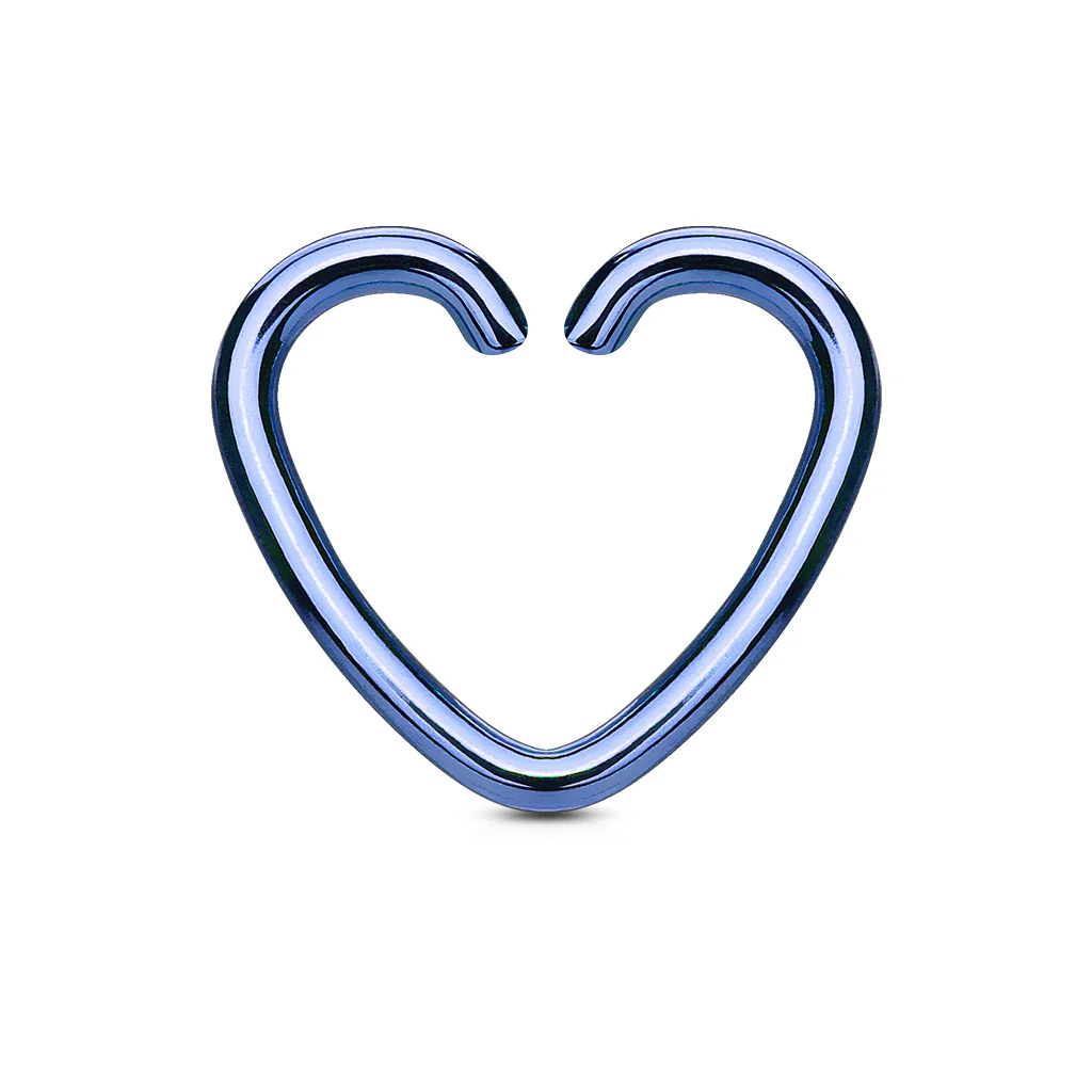 Heart Shape Cut Rings For Daith Helix Tragus Cartilage - Image 7