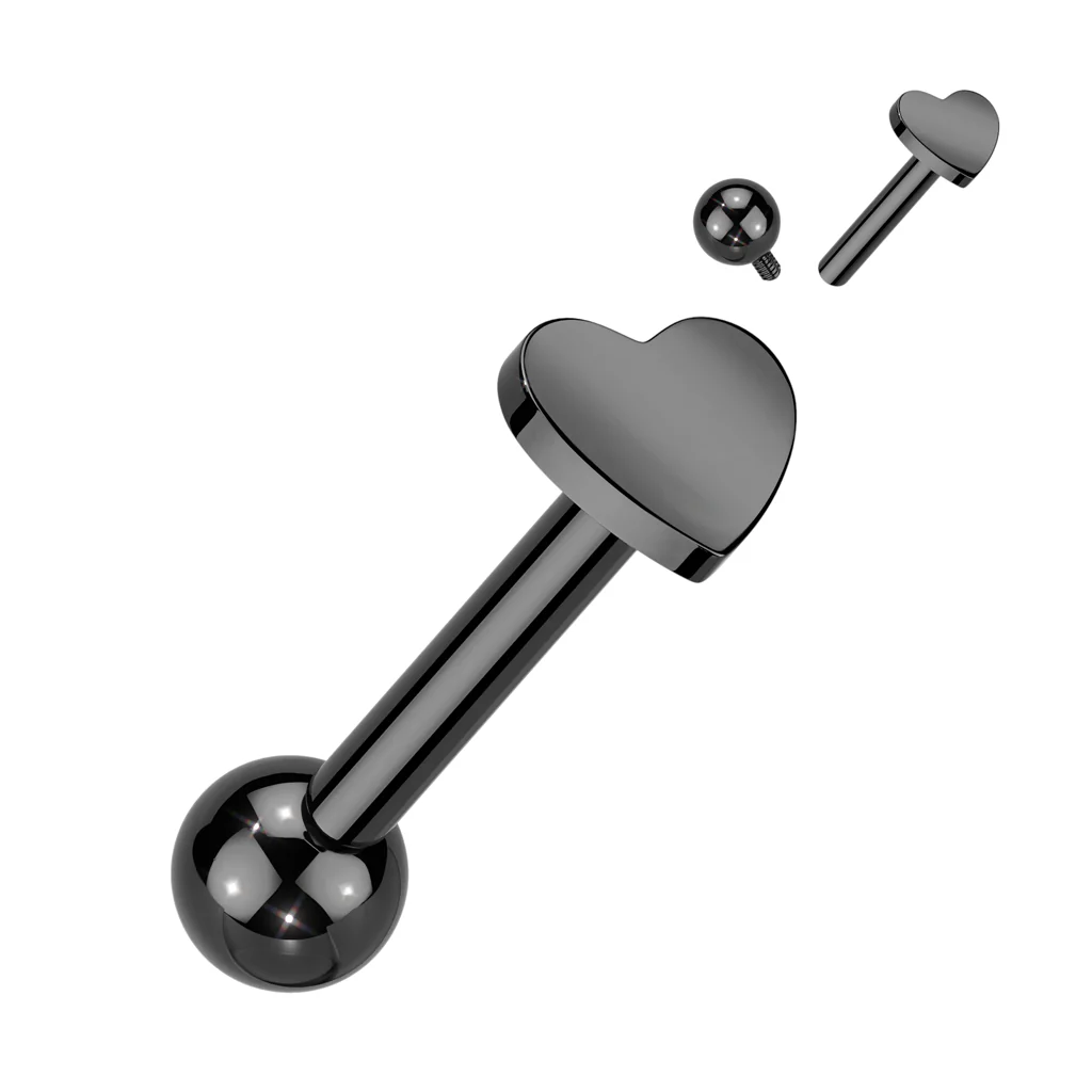 Implant Titanium Ear Cartilage With Heart Shape Top - Image 5