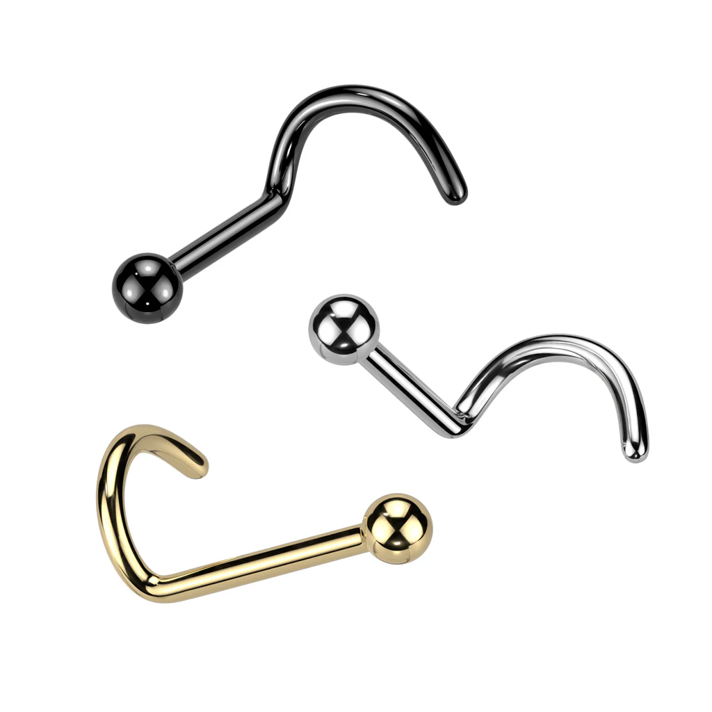 Implant Titanium Plain Ball Nose Screw Ring