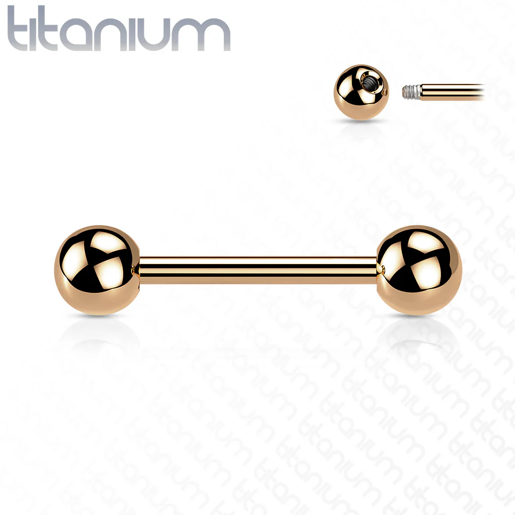 PVD Over Solid Titanium Barbells - Image 6