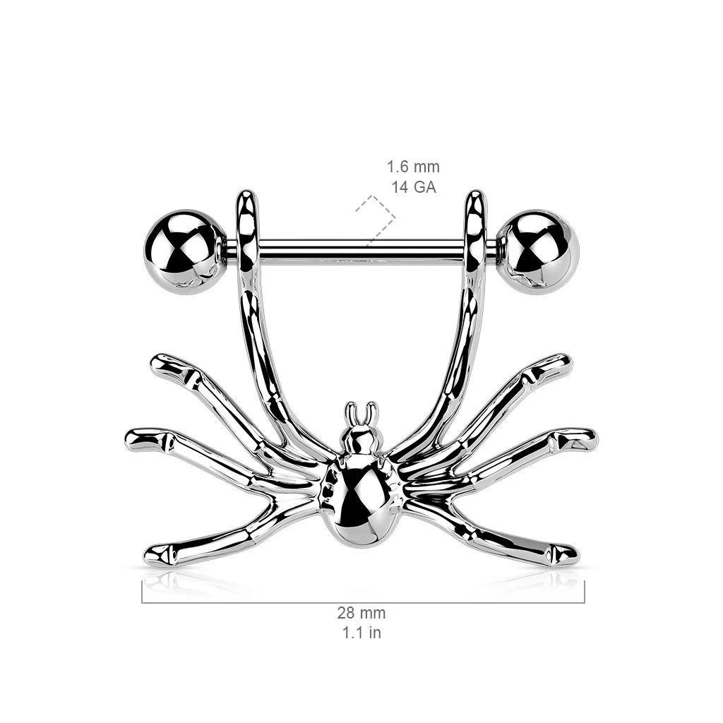 Pair Hanging Spider Nipple Shield Rings - Image 3