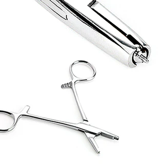 Dermal Anchor Tube Hemostat Forceps For Dermal Top Piercing Tools - Image 2