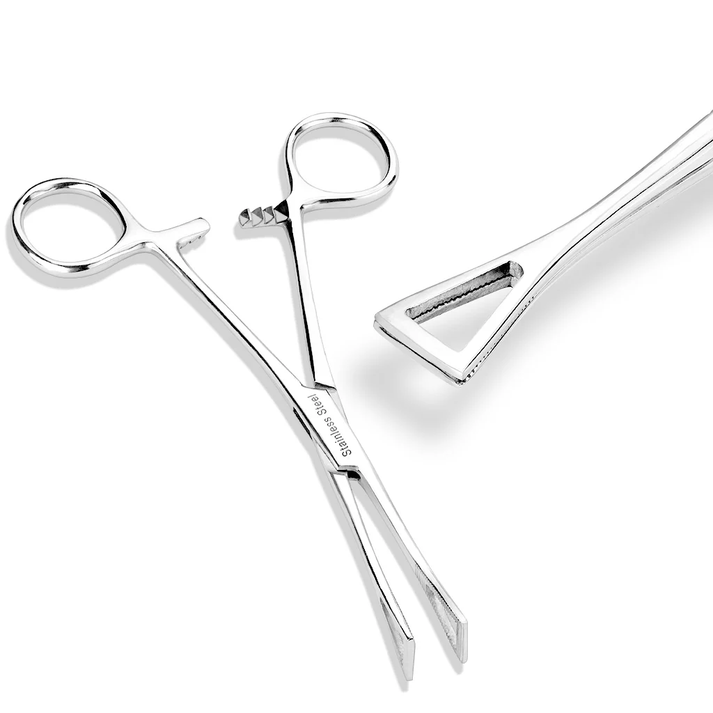 Stainless Steel Standard Pennington Forceps Piercing Tools 6."