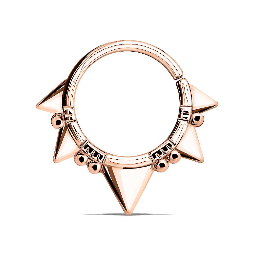 Triangle Bendable Nose Septum Ear Cartilage Daith Helix Tragus Rings - Image 4