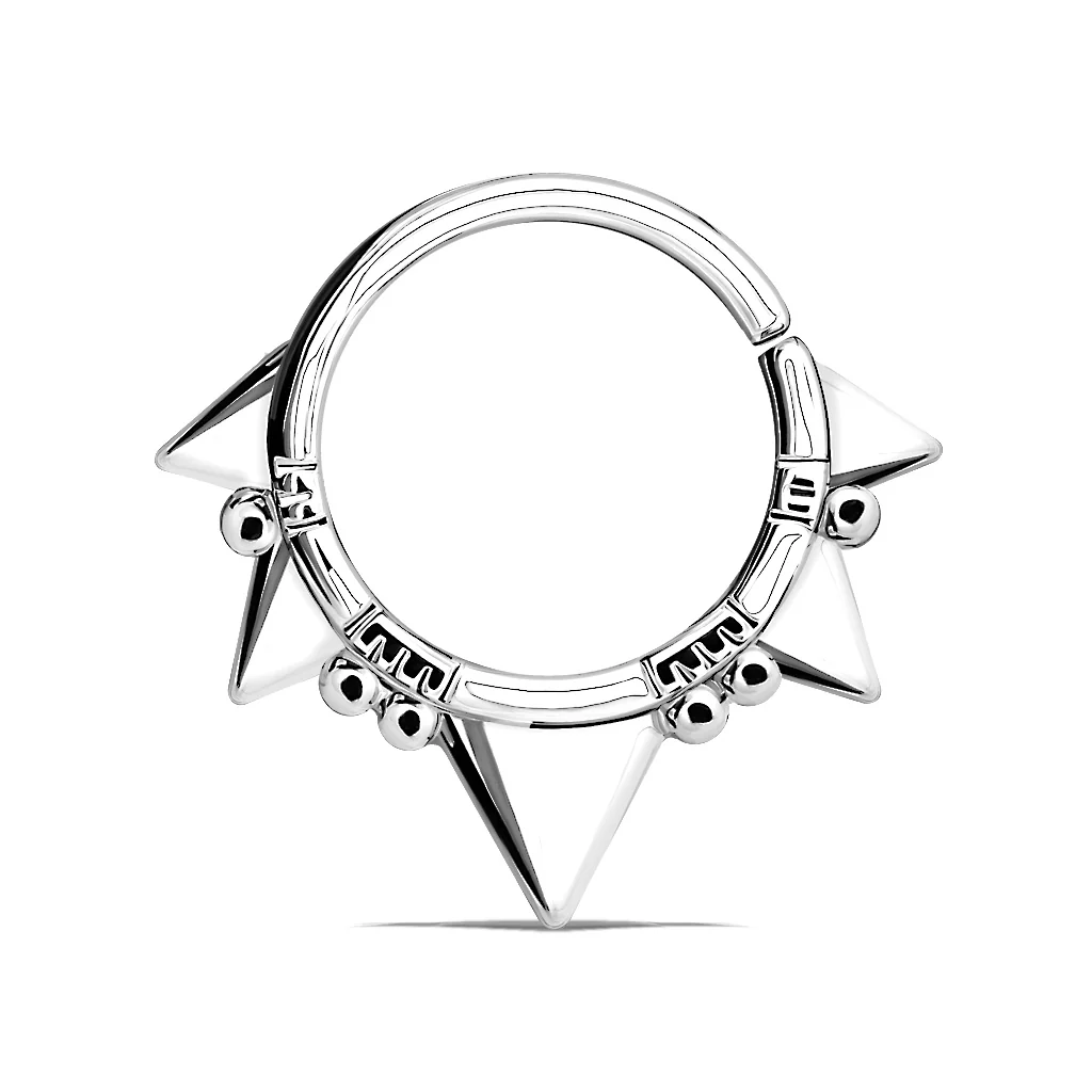 Triangle Bendable Nose Septum Ear Cartilage Daith Helix Tragus Rings - Image 5