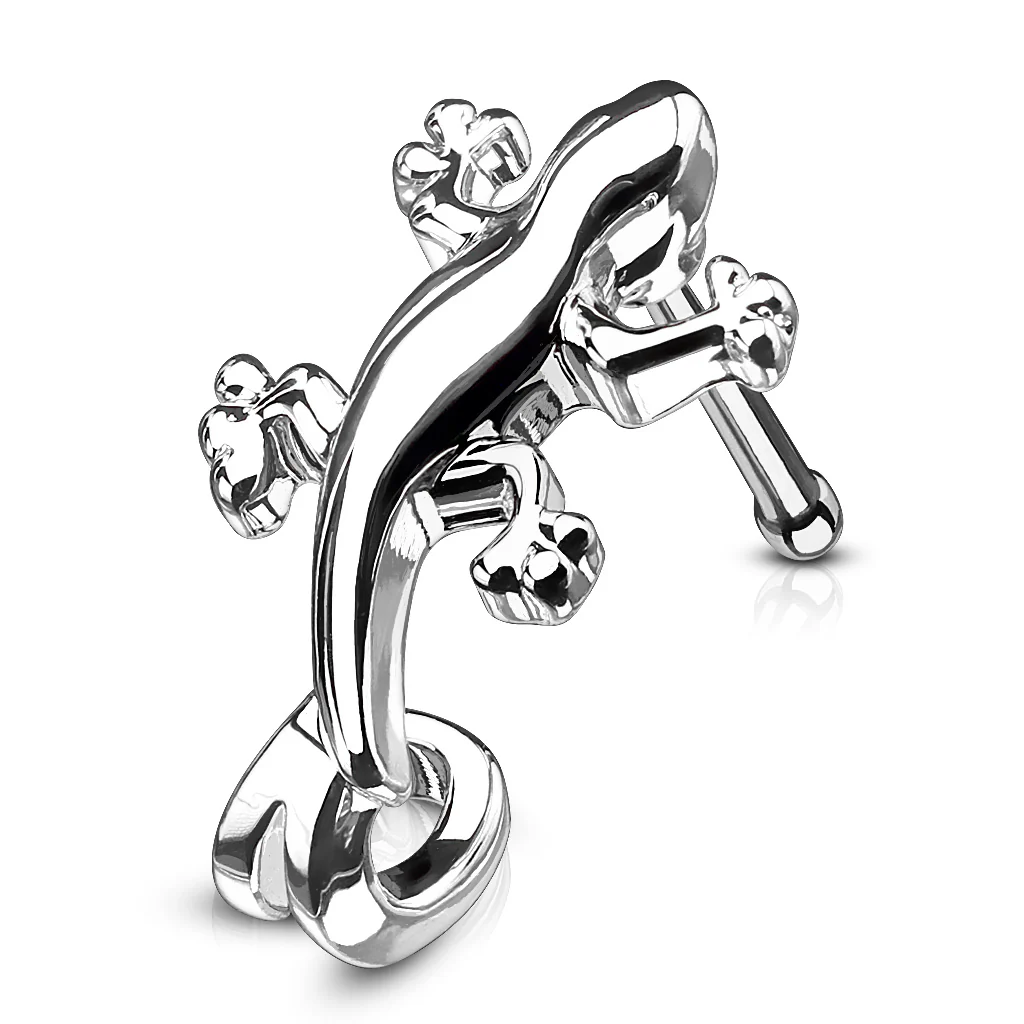 Gecko Nose Crawlers 316L Surgical Steel Nose Bone Stud Rings - Image 4