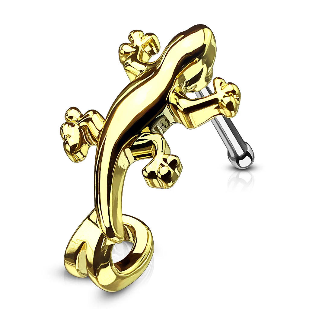 Gecko Nose Crawlers 316L Surgical Steel Nose Bone Stud Rings - Image 5