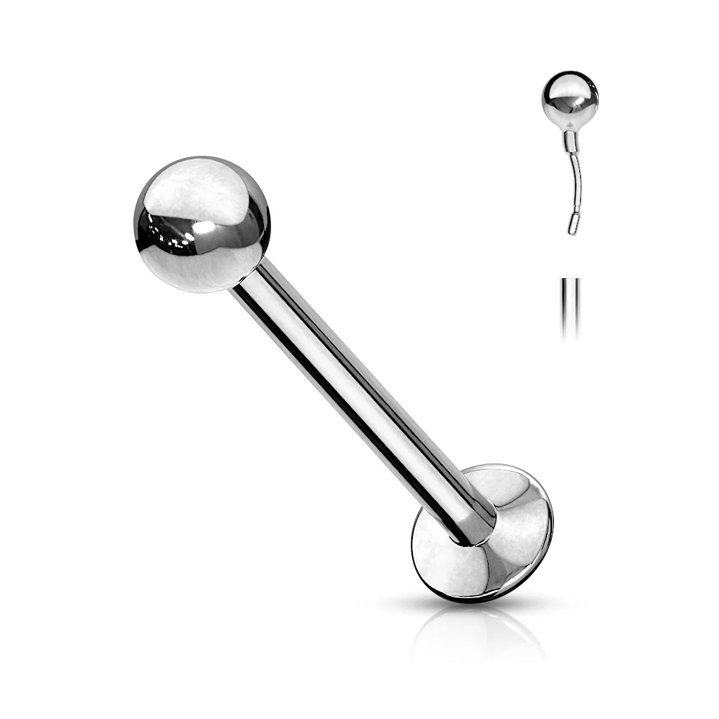 Push In Top Ball Threadless Labret Stud Monroe Tragus Cartilage - Image 5
