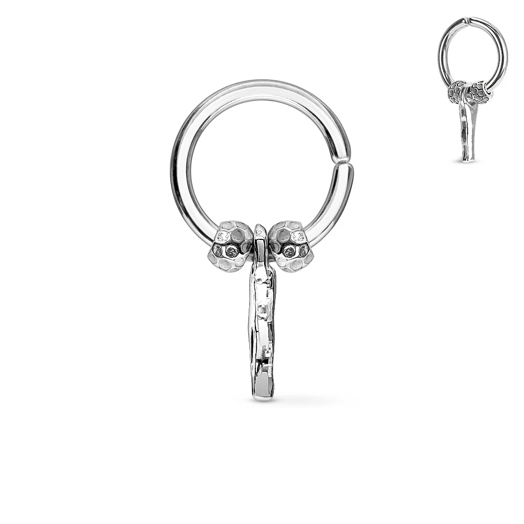 Removable Fecited Beads Ear Cartilage Daith Helix Tragus Rings - Image 4
