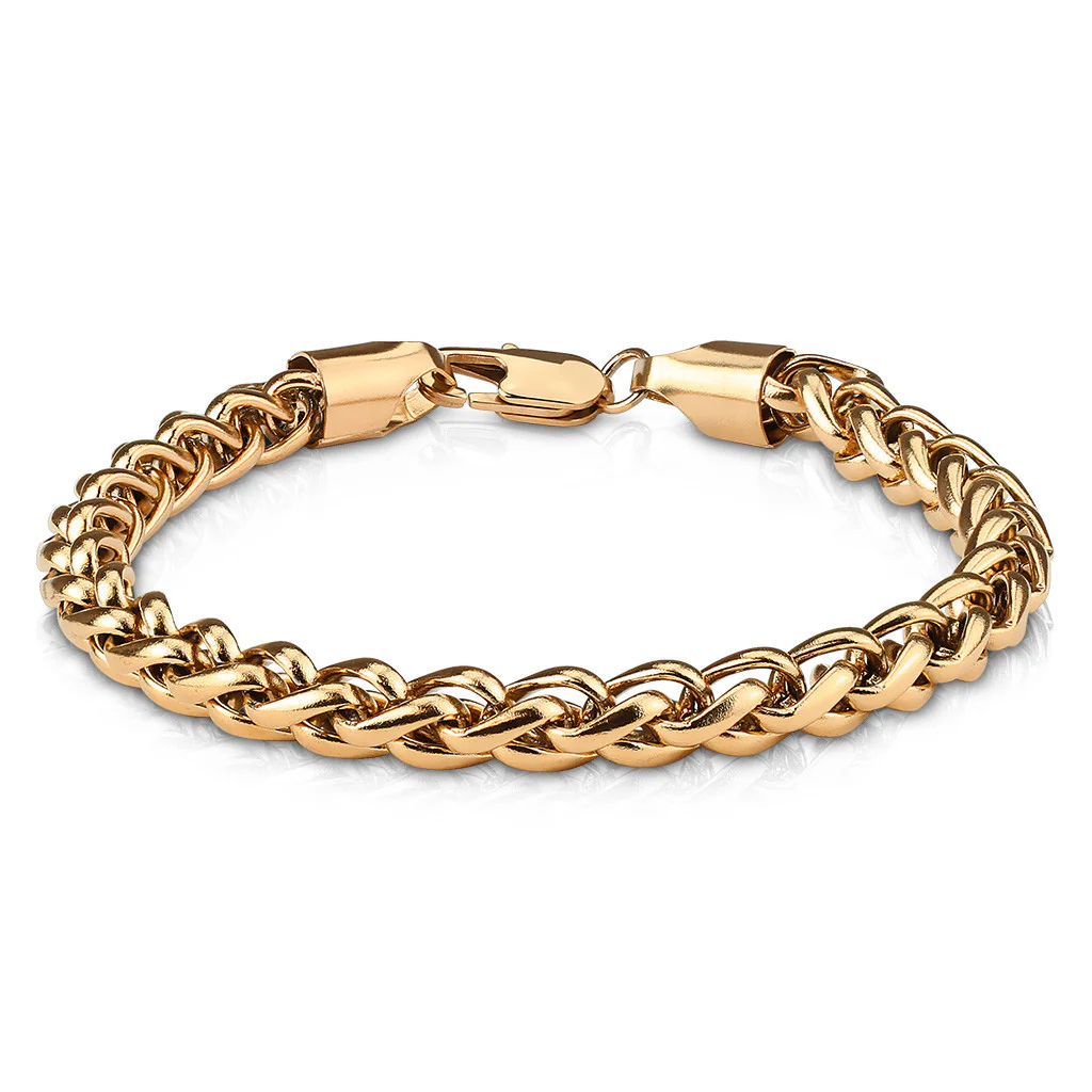 Round Spiga Chain Stainless Steel Bracelets - Image 10