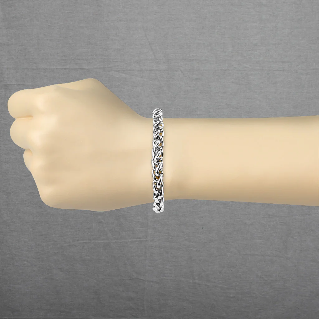 Round Spiga Chain Stainless Steel Bracelets - Image 12