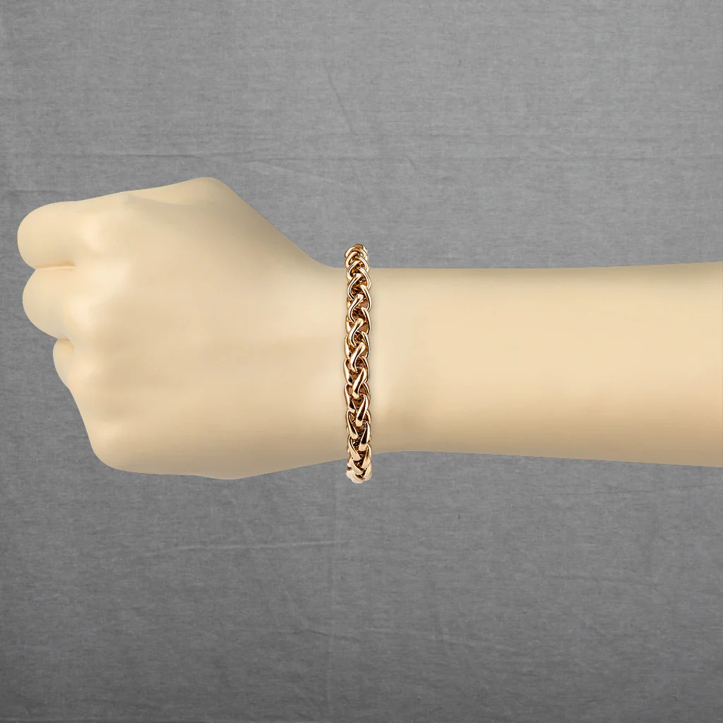 Round Spiga Chain Stainless Steel Bracelets - Image 9