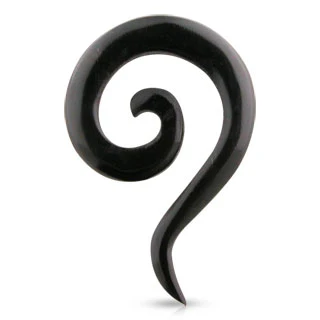 1 Pc Spiral Organic Buffalo Horn Ear Taper Ear Plugs - Image 2