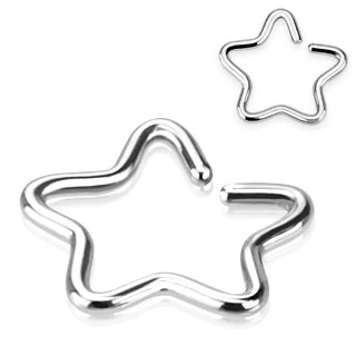 Star Shaped Ear Cartilage Daith Helix Tragus Rook Rings - Image 3