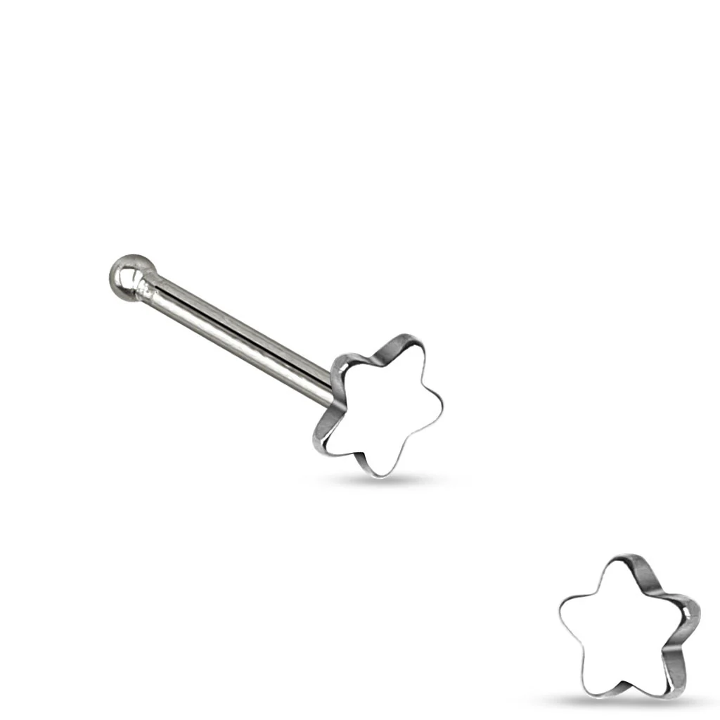 Star Top 316L Surgical Steel Nose Studs - Image 4